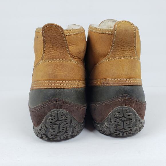 Cole Haan Air Vail Mens Size 10.5 Tan Brown Leather Waterproof Winter Boots - Picture 7 of 12